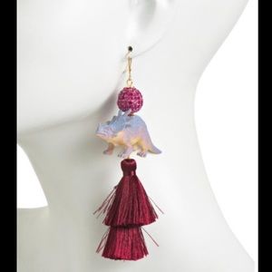 Dinosaur Earrings by Lenora Dame